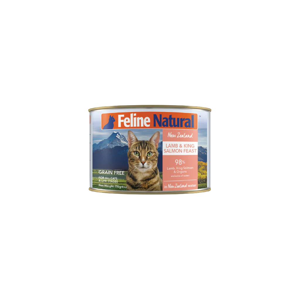 Feline Natural: Canned Lamb & Salmon