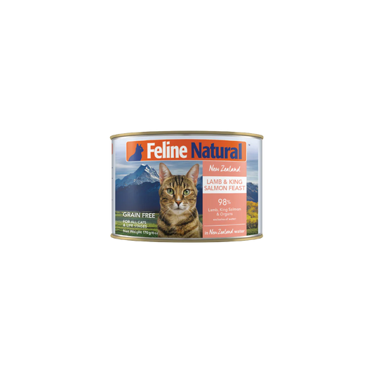 Feline Natural: Canned Lamb & Salmon