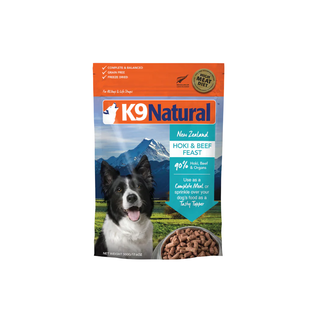 K9 Natural: Hoki & Beef Feast Freeze Dried