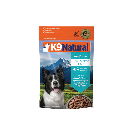 K9 Natural: Hoki & Beef Feast Freeze Dried