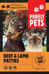 Purely Pets: Beef & Lamb Patties